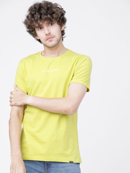 Buy Nike Men Orange AS DRI FIT Knit LS Running T Shirt Tshirts