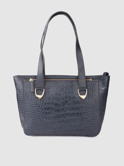 Buy Hidesign Green Textured Leather Shoulder Bag Handbags for