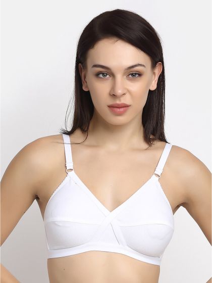 Buy Clovia Cotton Rich Solid Padded Demi Cup Wire Free Maternity
