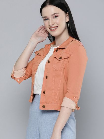 Peach jacket forever 21 hot sale