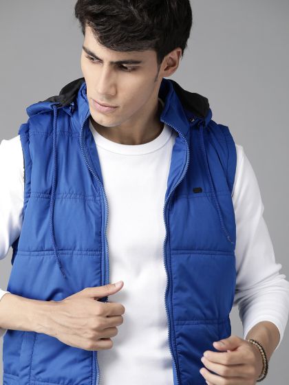 Puma sleeveless solid men's jacket online