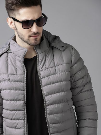 Roadster Men Black Solid Bomber Jacket 
