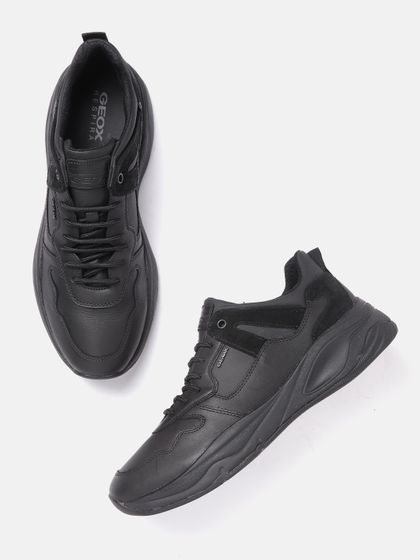 Buy Geox Men Off White \u0026 Coffee Brown Leather Sneakers - Casual Shoes for  Men 10030401 | Myntra