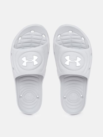 Buy UNDER ARMOUR Men Black Ignite VI Textured Sliders Flip Flops