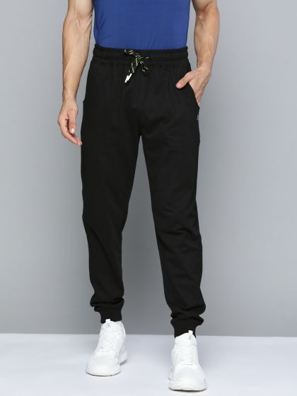 Buy Harvard Men Olive Green Regular Fit Solid Joggers Track