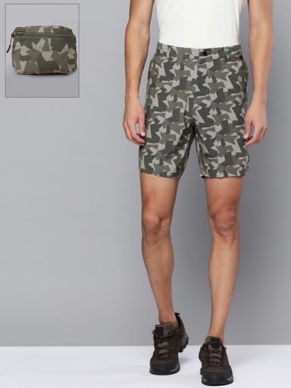 Buy Neva Men Grey Solid Regular Fit Regular Shorts Shorts For Men 2345023 Myntra
