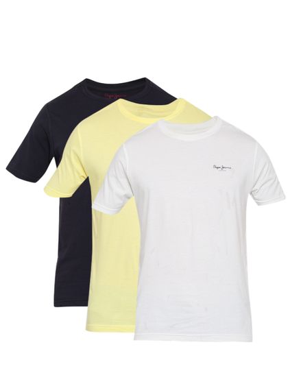 pepe jeans tri pack t shirts