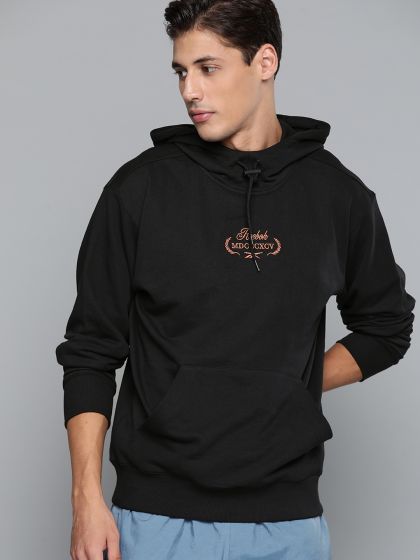 Reebok sweatshirt mens gold on sale
