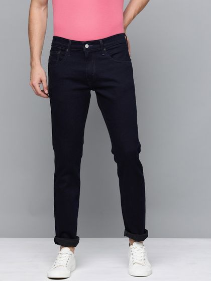 Buy MANGO MAN Black Patrick Slim Fit Mid Rise Clean Look Stretchable Jeans  - Jeans for Men 8703021 | Myntra