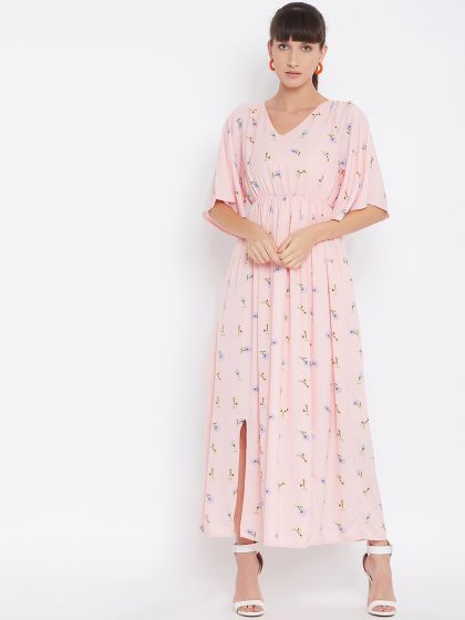 Ghost valentina georgette heart print maxi dress store