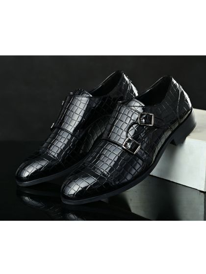 Id textured hot sale derby formal shoes