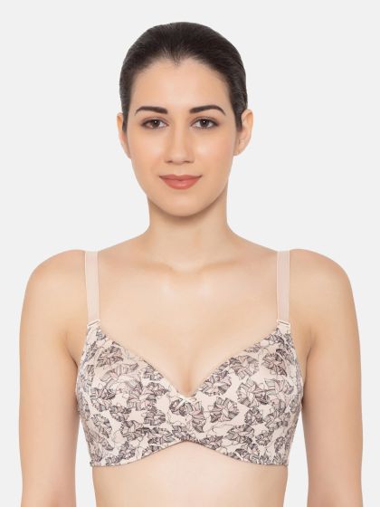 Dotted Wireless Non Padded Bra