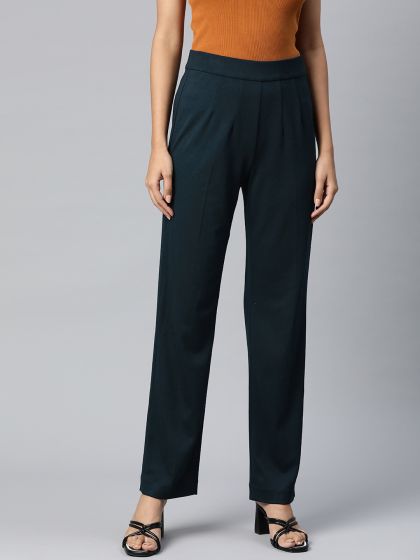 Forever 21 Bottoms Pants and Trousers  Buy Forever 21 Navy Long Leggings  Online  Nykaa Fashion