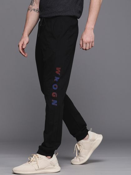 Buy WROGN Men Navy Blue Slim Fit Solid 