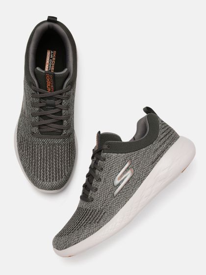 skechers charcoal grey