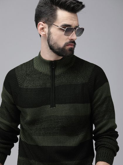 Buy Roadster Men Charcoal Grey Solid 