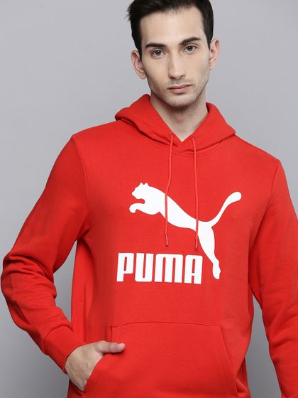 Buy RARE RABBIT Typography Printed Hooded Cotton Pullover Sweatshirt -  Sweatshirts for Men 24781534 | Myntra