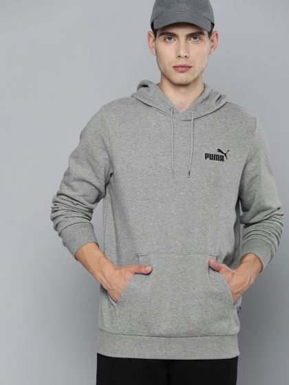 Puma elevated essential outlet tape sweatshirt