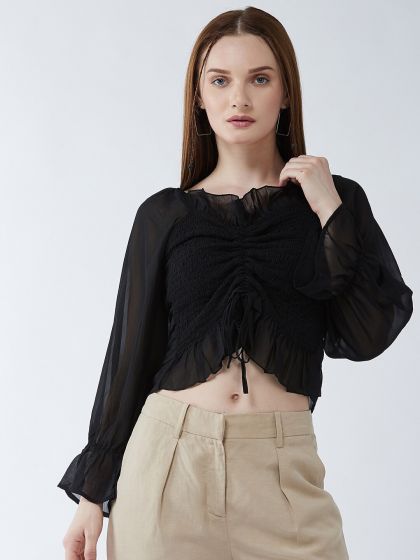 Feather crop top forever 21 on sale