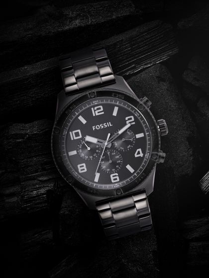 Buy Fossil Men Black Analogue Watch 