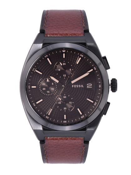 Fossil Men Brown Dial Chronograph Watch 