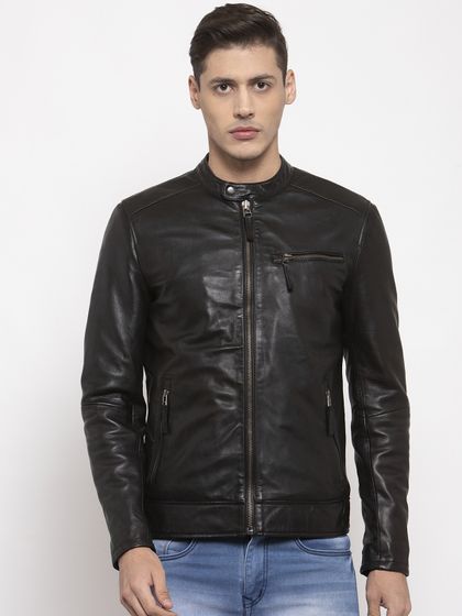 black jacket myntra