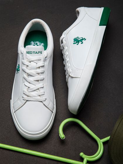 red tape white sneakers
