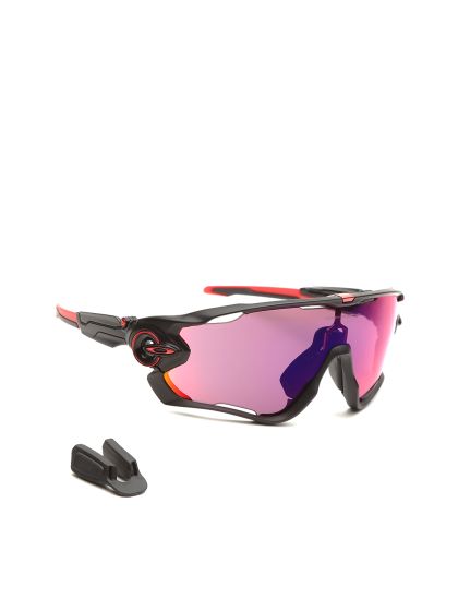 Buy OAKLEY Men Mirrored Polarised Shield Sunglasses