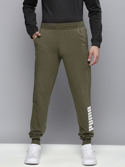 Men Black Solid NMD Cargo Track Pants 