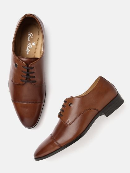 Louis philippe leather best sale shoes