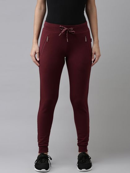 Lululemon Athletica Solid Maroon Burgundy Active Pants Size 10 - 46% off