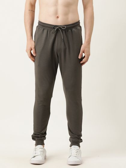 Men's Trackpant Jogger Regular Fit 100 For Gym-Grey