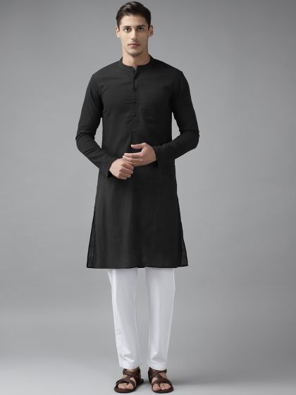 Kurta with trousers mens hot sale
