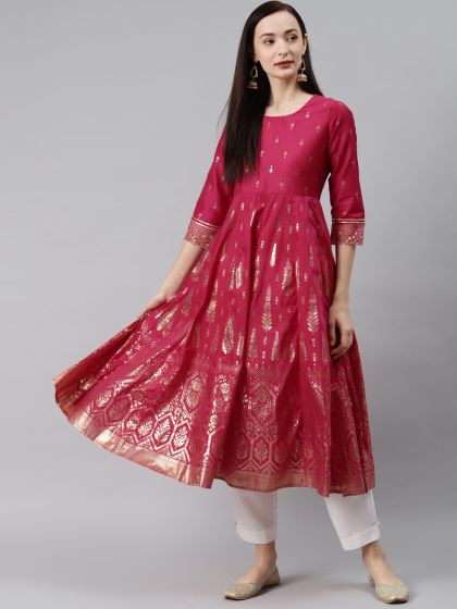 Rangriti women's anarkali hotsell kurta