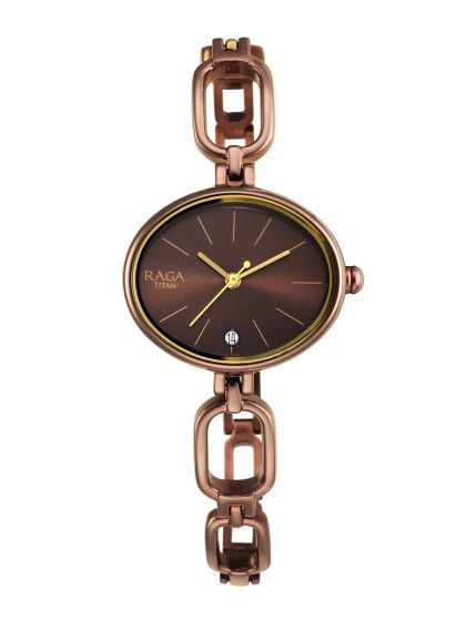 Titan raga espana rose gold hot sale
