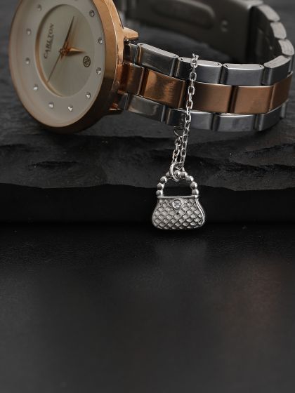 Buy French Connection Women Black Embellished Analogue Watch