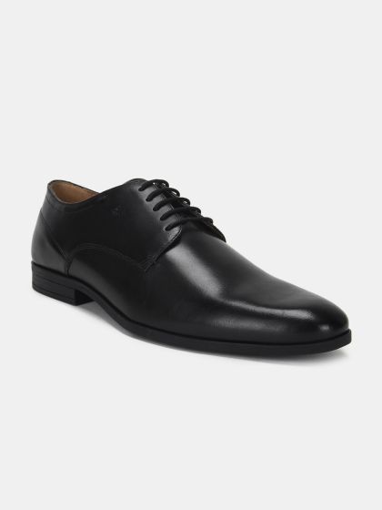 Bata black best sale leather oxford shoes