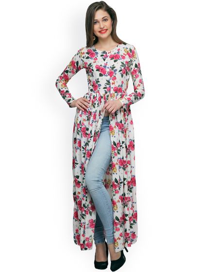 floral maxi top