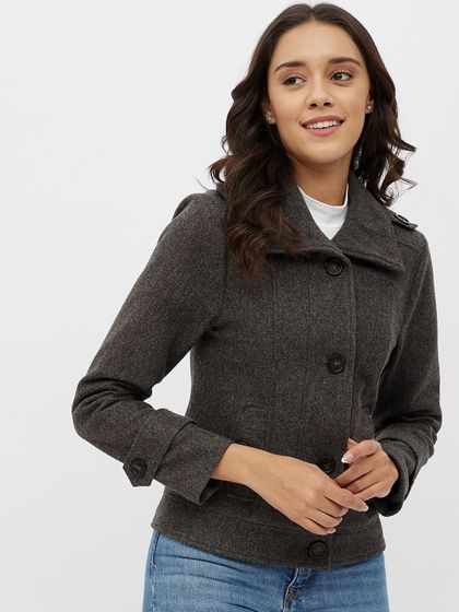 ladies grey tailored jacket