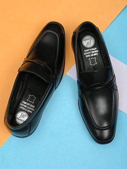 Buy Bond Street By Red Tape Men Black Formal Shoes Formal Shoes