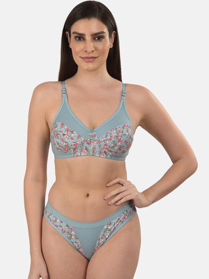 Buy Rupa Double Layered Non-Wired Full Coverage Bra - White at Rs