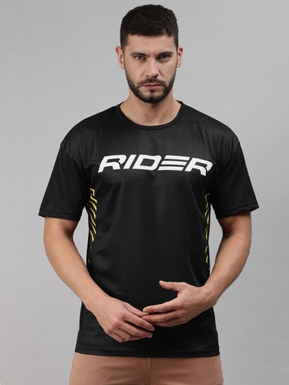 Buy Nike Men Black \u0026 Neon Green Printed 