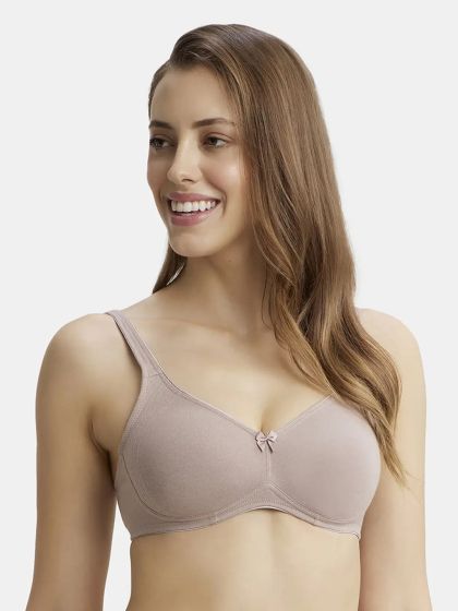 Buy Jockey White Solid Non Wired Non Padded Everyday Bra 1722 0105