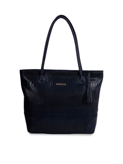 Buy Puma Black Solid Prime Premium Large Shopper Bag Handbags