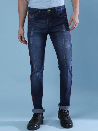 Side stripe jeans discount mens myntra