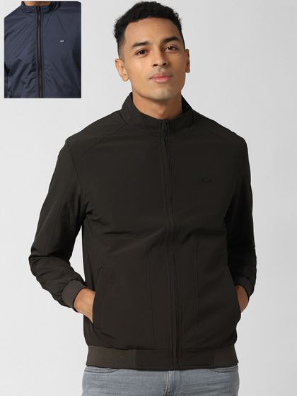 Solid Bomber Jacket - Jackets for Men 