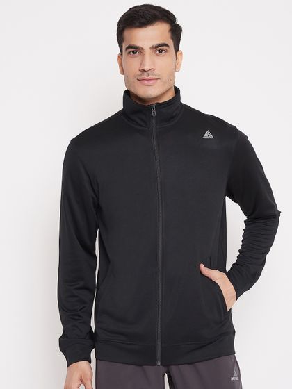 Buy Mufti Men Black Solid Bomber Jacket 