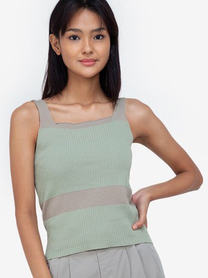 Buy Mizuno Blue Off White Tubular Helix Singlet Tank Top Tops