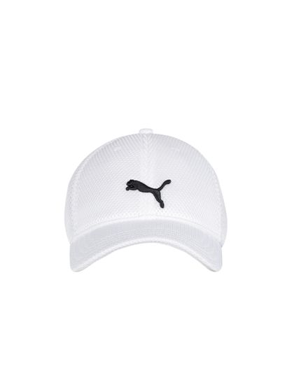 Buy PUMA Unisex White ESS Cap - Caps 