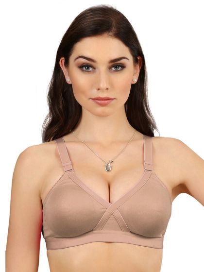 Buy GROVERSONS Paris Beauty Solid Organic Cotton Non Padded Bra - Bra for  Women 21498442